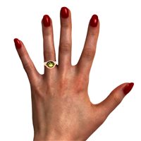 Anillo Lucos Mujer in Plata Peridoto ES 917 - ES 917